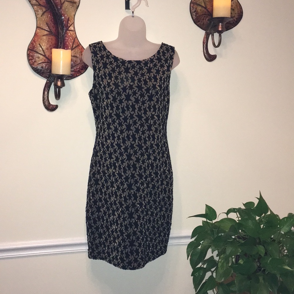 Vintage Avon Fashions Glittery Stars Party Dress